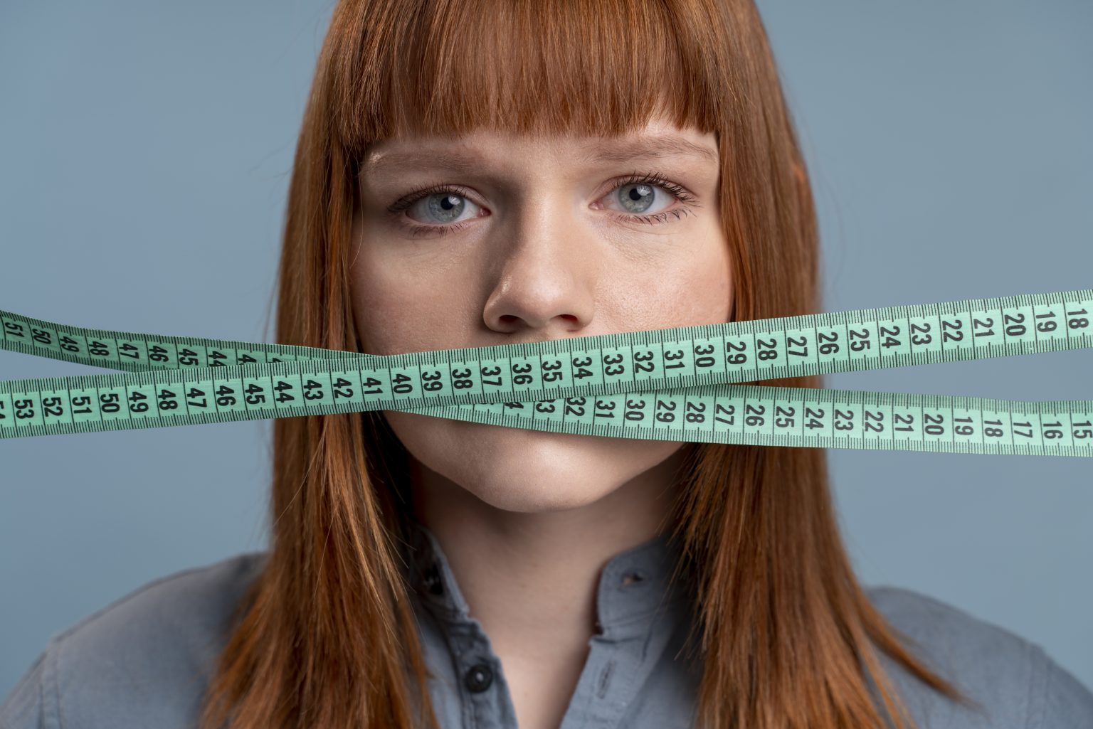 person with eating disorder having weight problems